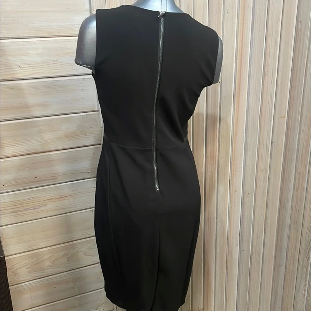 White House Black Market Black Sleeveless Sheath Dress - Picture 2 of 5